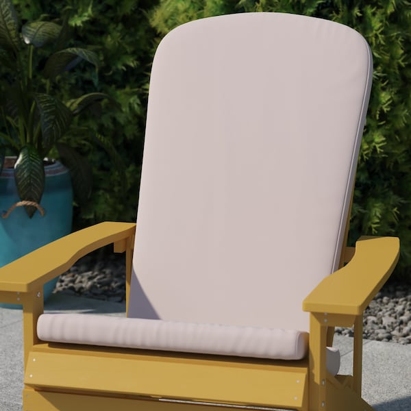 Flash Furniture 2PK Cream High Back Adirondack Chair Cushions JJ-CSN14501-CREAM-2-GG - main